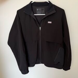 Figs scrub black jacket XS
